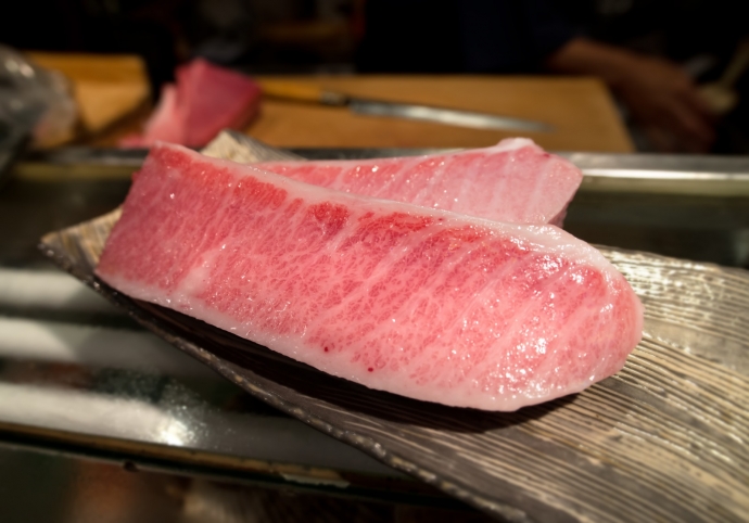 Тунец Bluefin - OToro Япония (Цукидзи)
